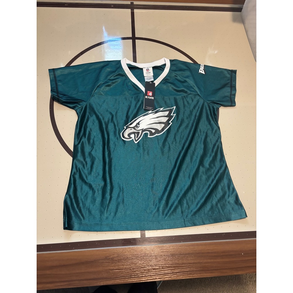 NFL Team Apparel Philadelphia Eagles Michael Vick 7 Jersey Womens XL Green